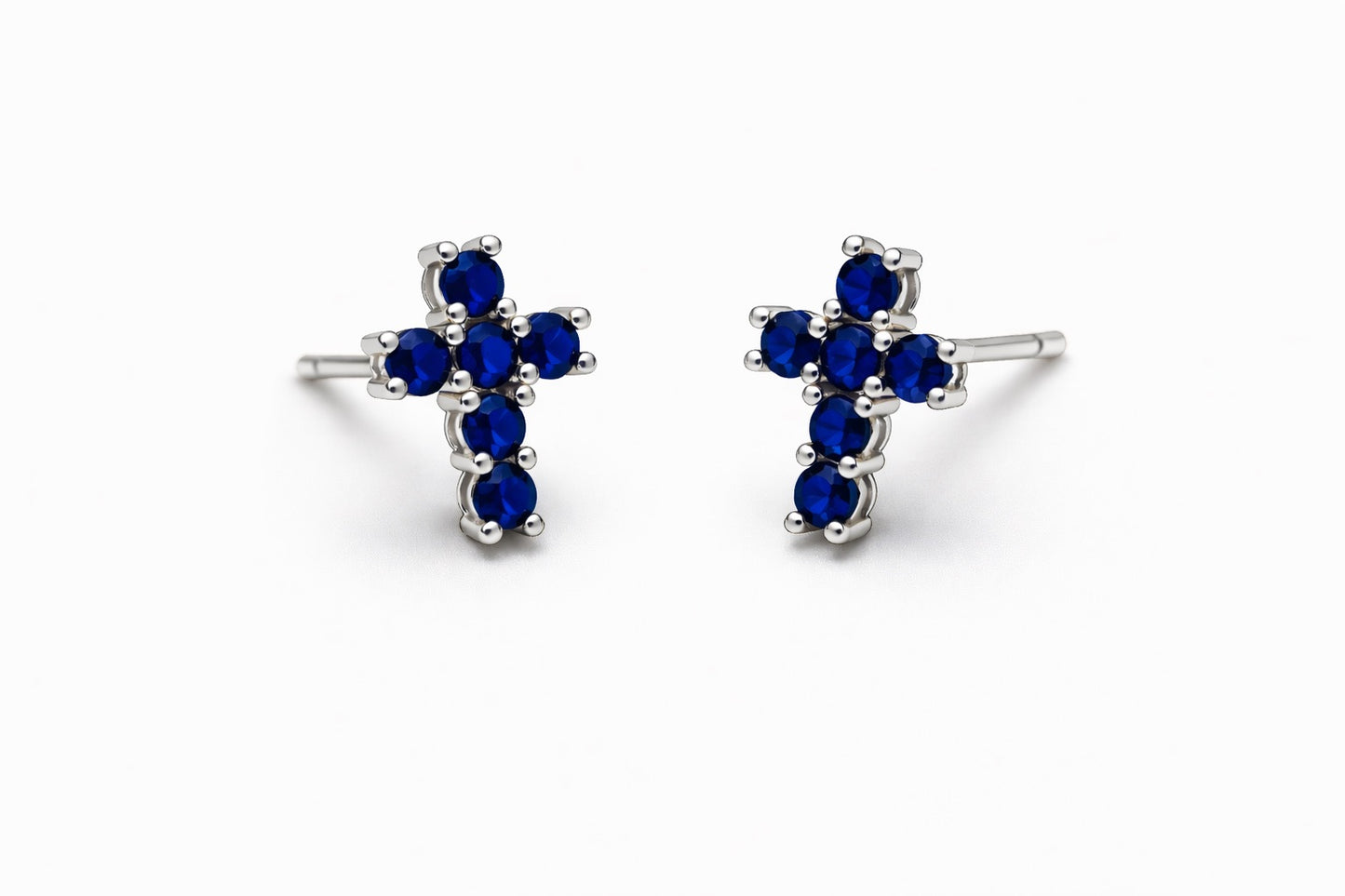 Orecchini Croce Shine Silver