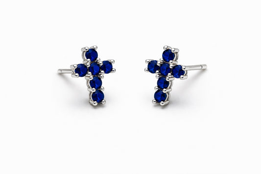 Orecchini Croce Shine Silver