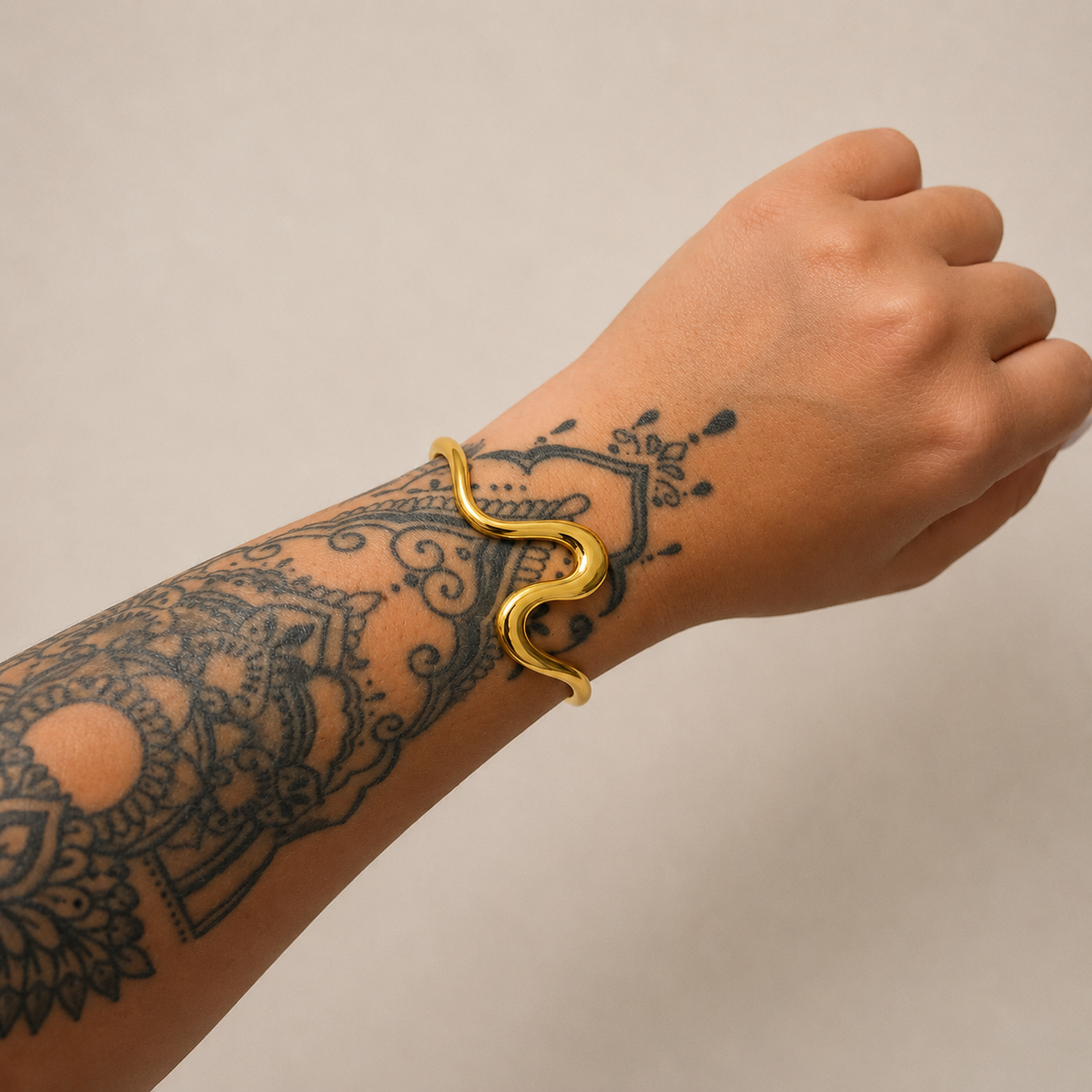 Bracciale Rigido Onda