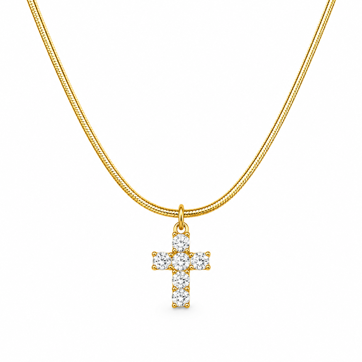Collana Croce Shine