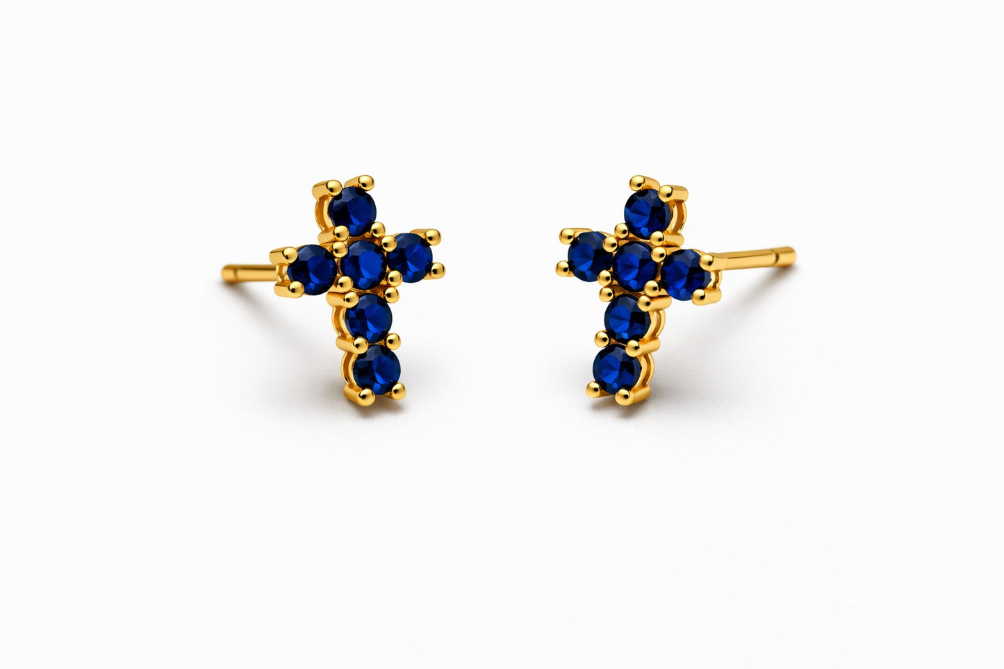 Orecchini Croce Shine Gold