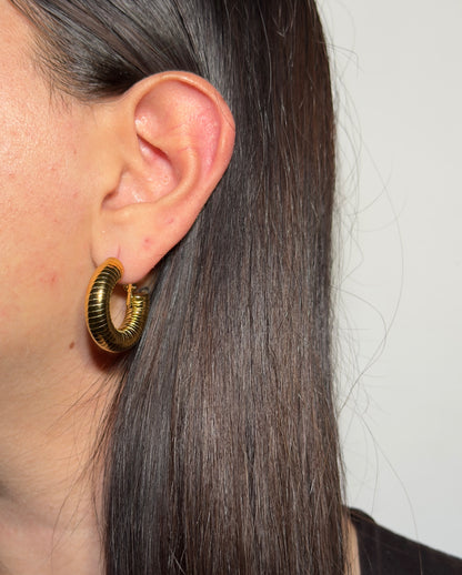 Orecchini Stripe Bombati