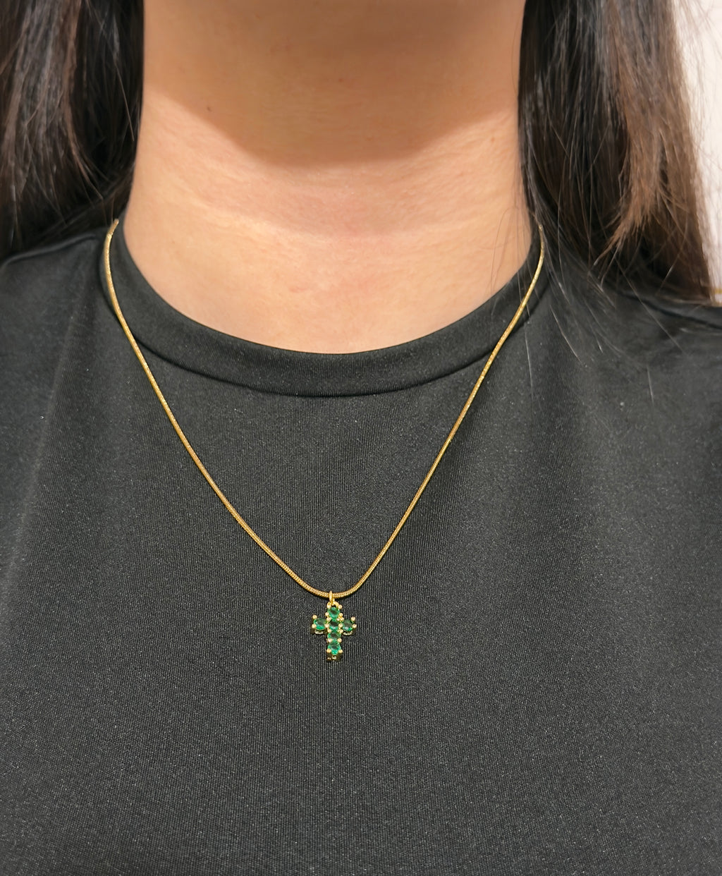 Collana Croce Shine