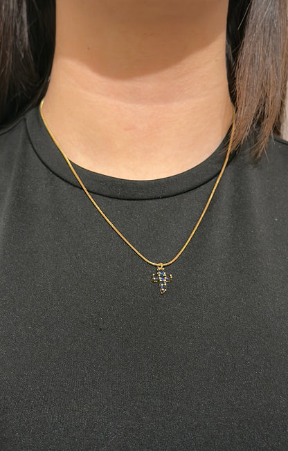 Collana Croce Shine