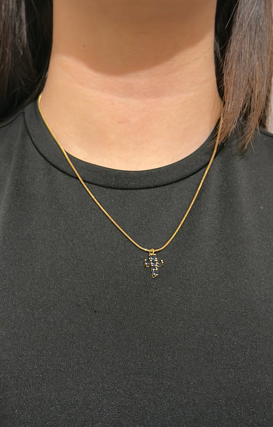 Collana Croce Shine
