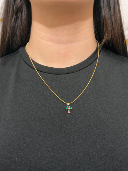 Collana Croce Shine