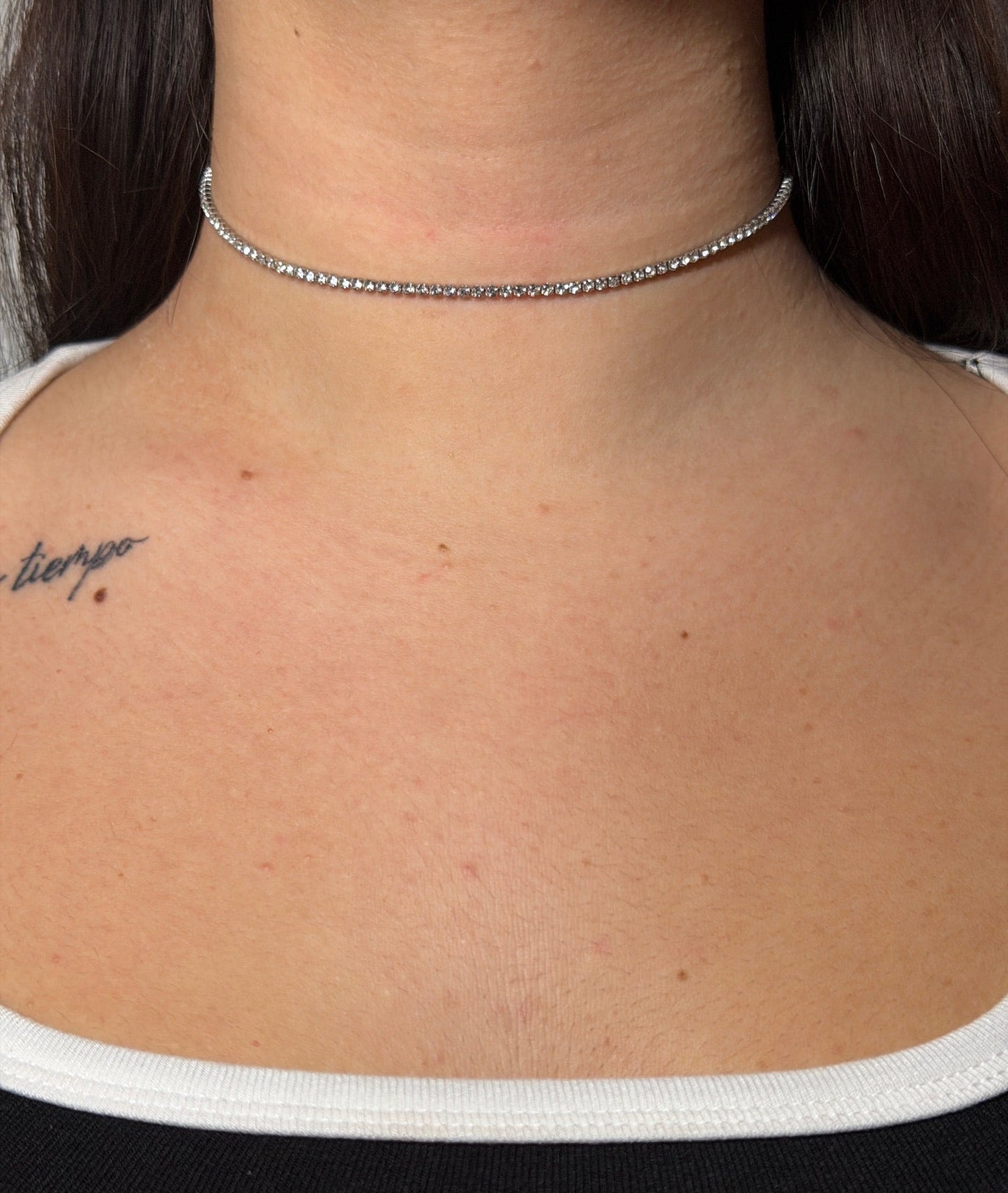 Collana Choker Tennis