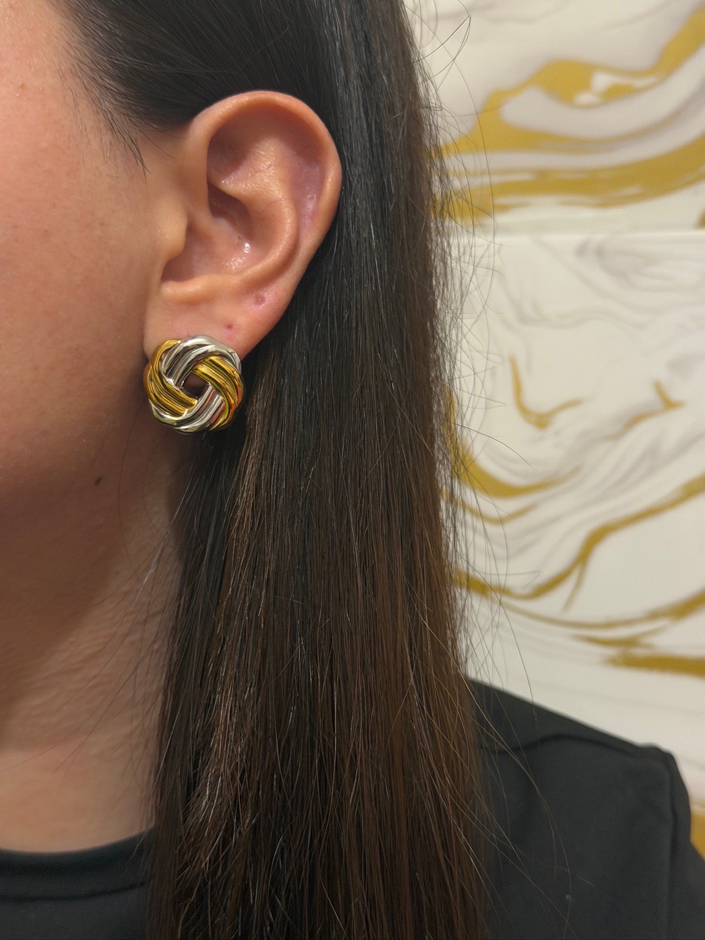 Orecchini Vortex Bicolor