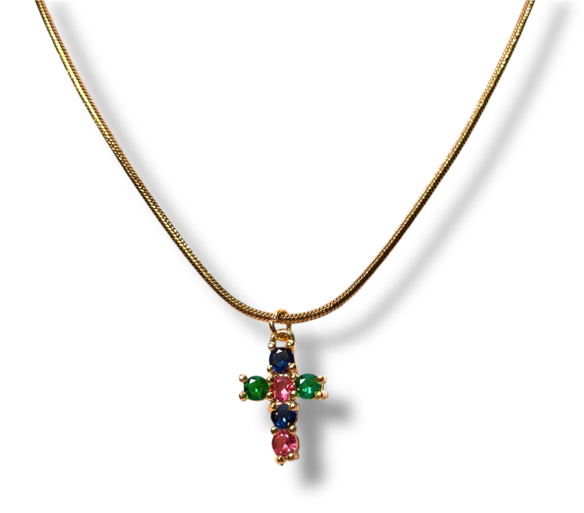 Collana Croce Shine