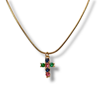 Collana Croce Shine