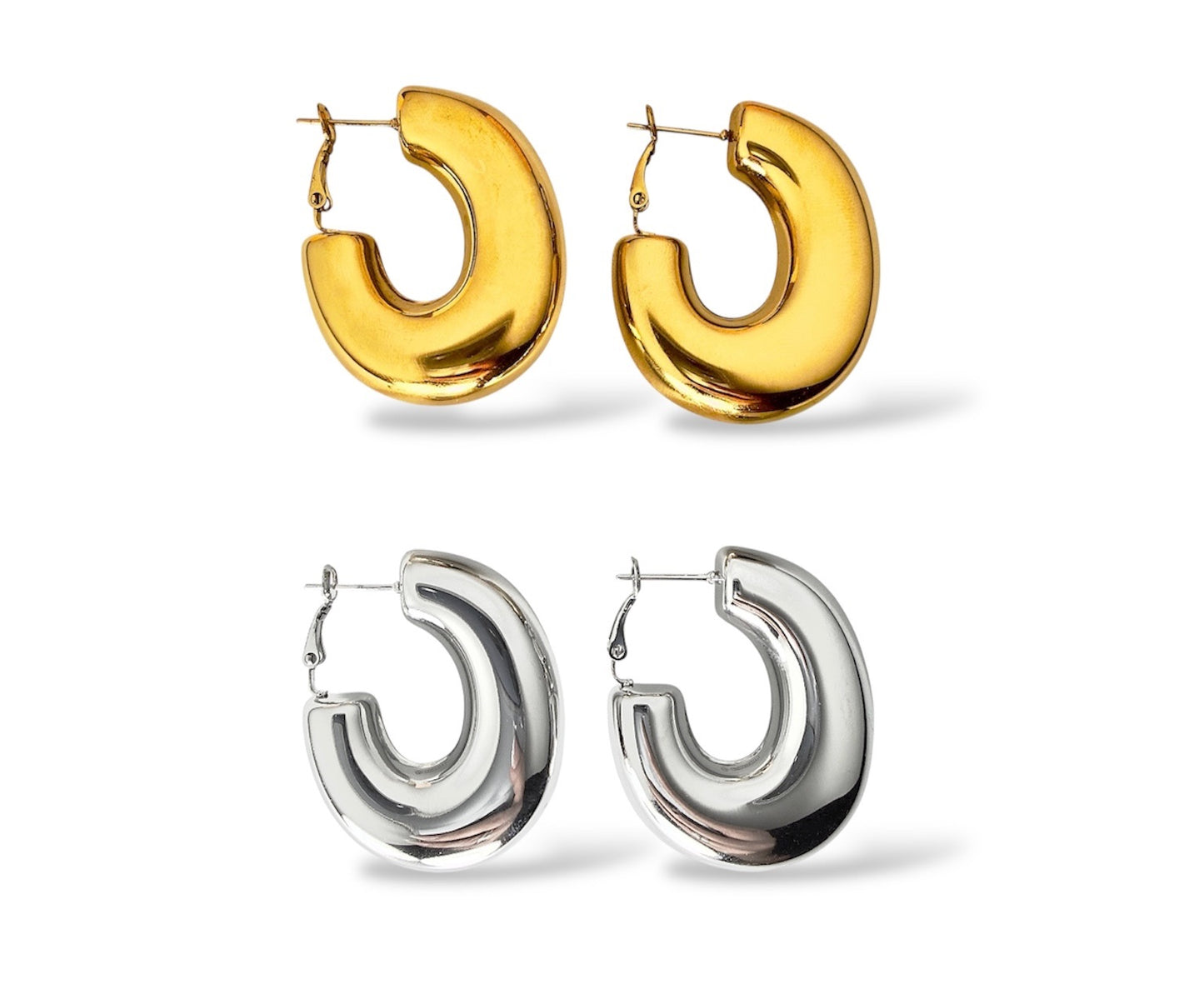 Orecchini Curve Bombati