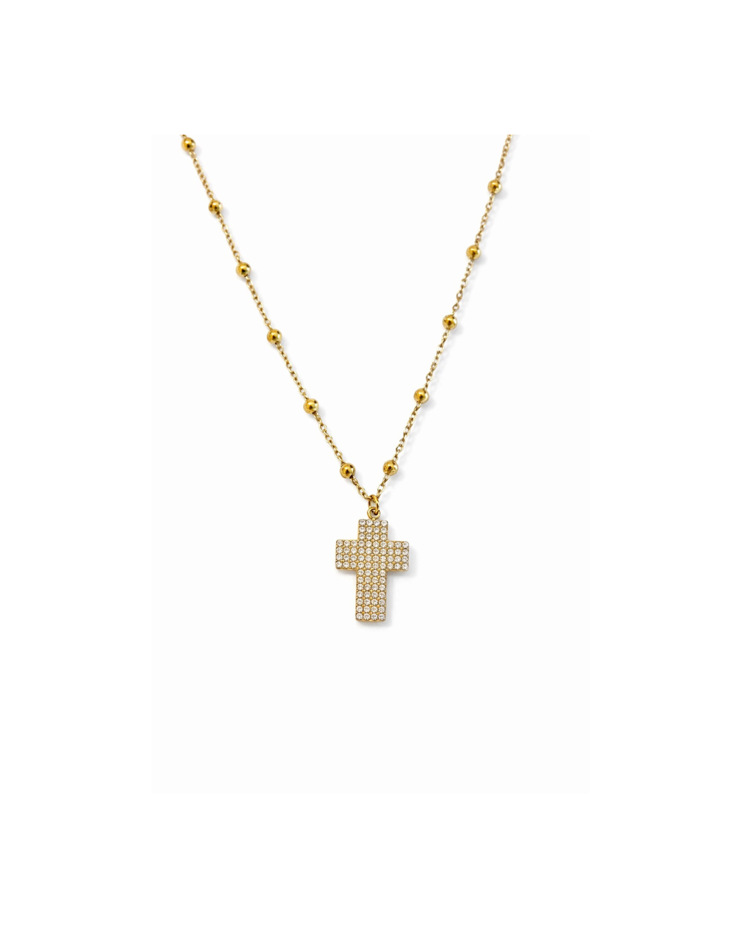 Collana Croce Sparkle