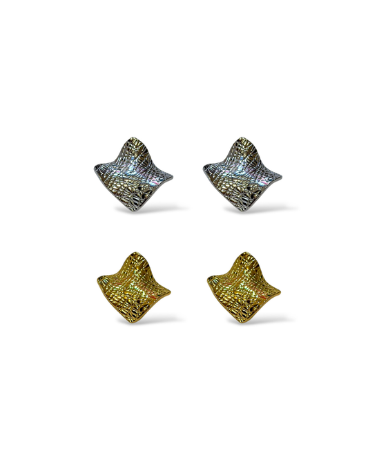 Orecchini Wild Quadrati