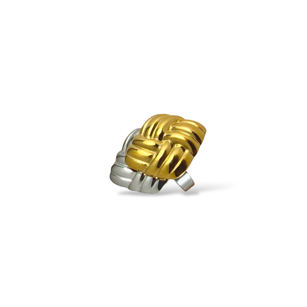 Anello Cross Bicolor
