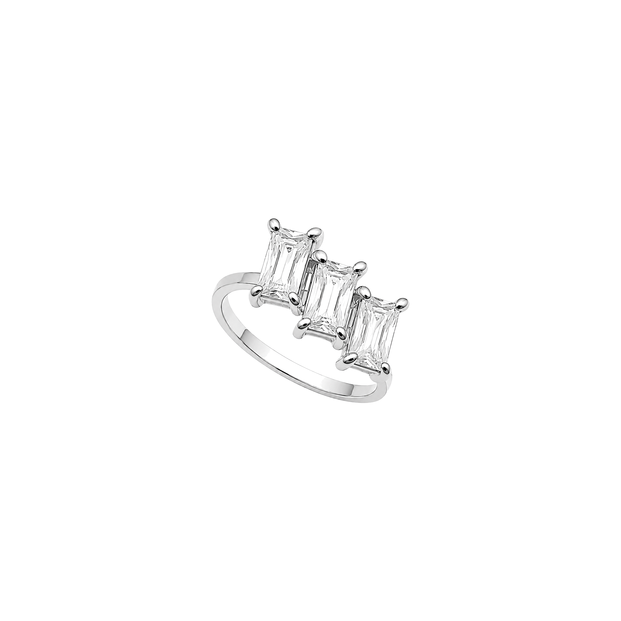 Anello Tris Baguette