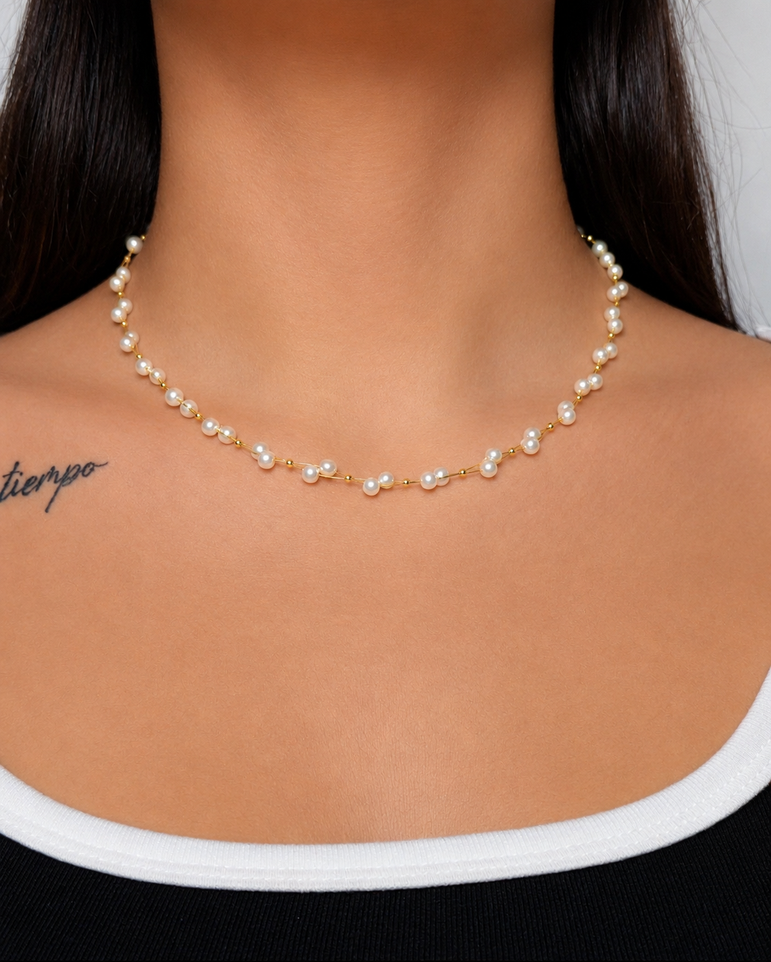 Collana Pearl Line